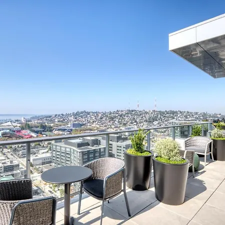 South Lake Union 1Br W Wd Roof Nr Lake Union Sea-497-2