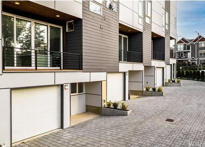 Modern Townhome Rooftop Deck, Office And King Bed Seattle che accetta animali