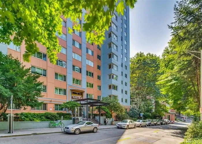 Villa Vibrant Downtown, King Bed, Work Desk & Kitchen Seattle che accetta animali